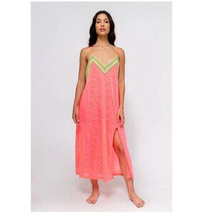 PitUSA Slip Dress in Hot Pink Size Petite